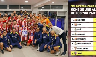 Koke on yksi Espanjan jalkapallohistorian parhaista