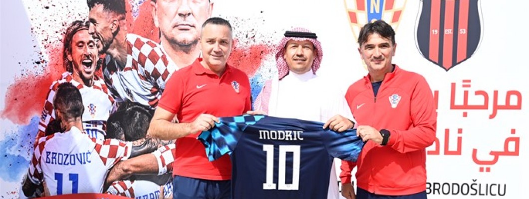 Kroatian joukkue harjoittelee Saudi-Arabiassa