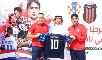 Kroatian joukkue harjoittelee Saudi-Arabiassa