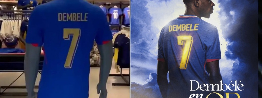 Ranskan maajoukkue julkaisee ainutlaatuisen pelipaidan Dembélén muistoksi