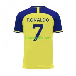 Jalkapallo Pelipaitoja Al-Nassr Ronaldo 7 Mies Kotipeliasu 2022-2023 Lyhythihainen