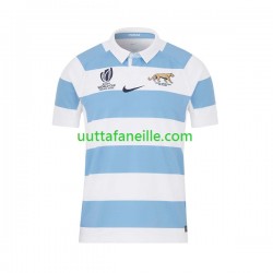 Jalkapallo Pelipaitoja Argentiina Mies Kotipeliasu Rugby RWC 2023 Lyhythihainen