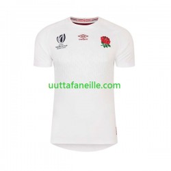 Jalkapallo Pelipaitoja Englanti Mies Kotipeliasu Rugby RWC 2023 Lyhythihainen