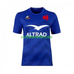 Jalkapallo Pelipaitoja Ranska Nainen Kotipeliasu Rugby 2023 Lyhythihainen