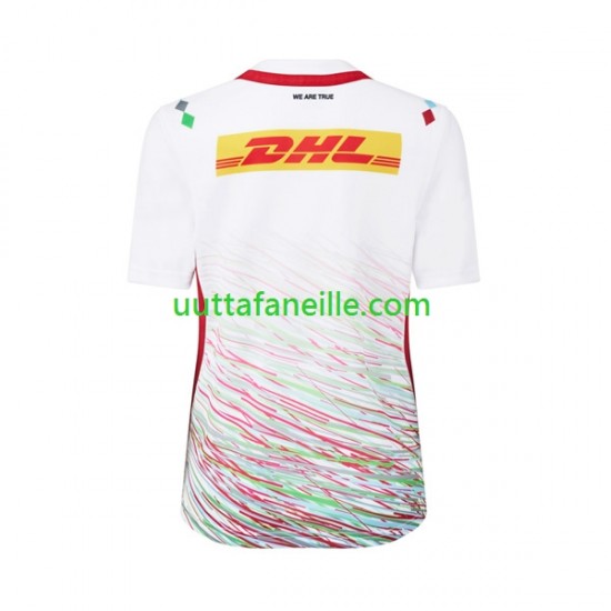 Jalkapallo Pelipaitoja Harlequins Mies Vieraspeliasu Rugby 2024 Lyhythihainen