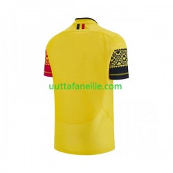 Jalkapallo Pelipaitoja ROUMANIE Mies Kotipeliasu Rugby RWC 2023 Lyhythihainen