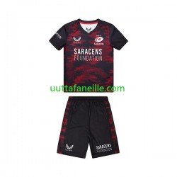 Jalkapallo Pelipaitoja Saracens Lasten Kotipeliasu Rugby 2023 Lyhythihainen