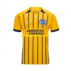 Jalkapallo Pelipaitoja Brighton & Hove Albion Mies Vieraspeliasu 2024-2025 Lyhythihainen