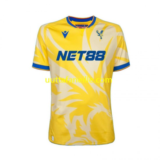 Jalkapallo Pelipaitoja Crystal Palace Mies Vieraspeliasu 2024-2025 Lyhythihainen