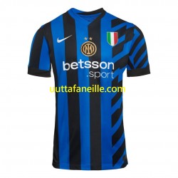Jalkapallo Pelipaitoja Inter Milan Mies Kotipeliasu 2024-2025 Lyhythihainen
