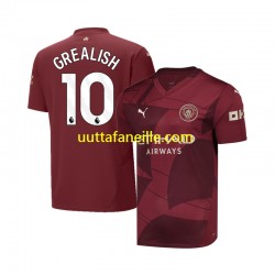 Jalkapallo Pelipaitoja Manchester City Jack Grealish 10 Mies Kolmas peliasu 2024-2025 Lyhythihainen