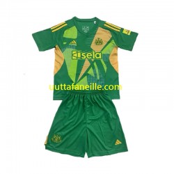 Jalkapallo Pelipaitoja Newcastle United Maalivahti Lasten Kotipeliasu 2024-2025 Lyhythihainen