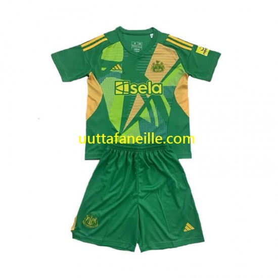 Jalkapallo Pelipaitoja Newcastle United Maalivahti Lasten Kotipeliasu 2024-2025 Lyhythihainen