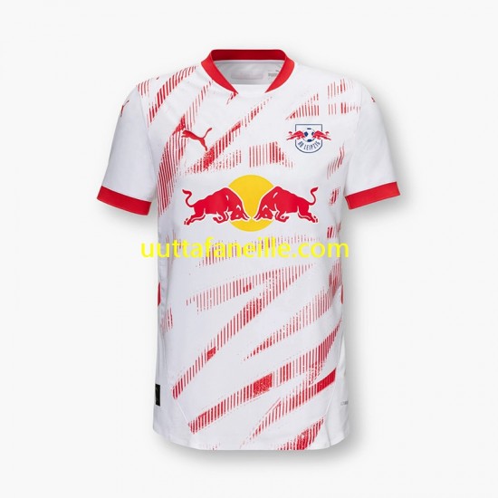 Jalkapallo Pelipaitoja RB Leipzig Mies Kotipeliasu 2024-2025 Lyhythihainen