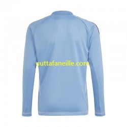 Jalkapallo Pelipaitoja Real Madrid Maalivahti Mies Kotipeliasu 2024-2025 Pitkähihainen