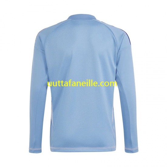 Jalkapallo Pelipaitoja Real Madrid Maalivahti Mies Kotipeliasu 2024-2025 Pitkähihainen