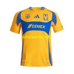 Jalkapallo Pelipaitoja Tigres UANL Mies Kotipeliasu 2024-2025 Lyhythihainen