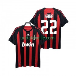 Jalkapallo Pelipaitoja AC Milan KAKA 22 2009 Retro Mies Kotipeliasu 2008 Lyhythihainen