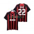 Jalkapallo Pelipaitoja AC Milan KAKA 22 2009 Retro Mies Kotipeliasu 2008 Lyhythihainen