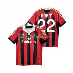 Jalkapallo Pelipaitoja AC Milan KAKA 22 2012 2013 Retro Mies Kotipeliasu Lyhythihainen