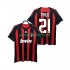 Jalkapallo Pelipaitoja AC Milan RIRLO 21 2009 Retro Mies Kotipeliasu 2008 Lyhythihainen