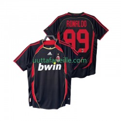 Jalkapallo Pelipaitoja AC Milan RONALDO 99 2007 Retro Mies Kolmas peliasu 2006 Lyhythihainen