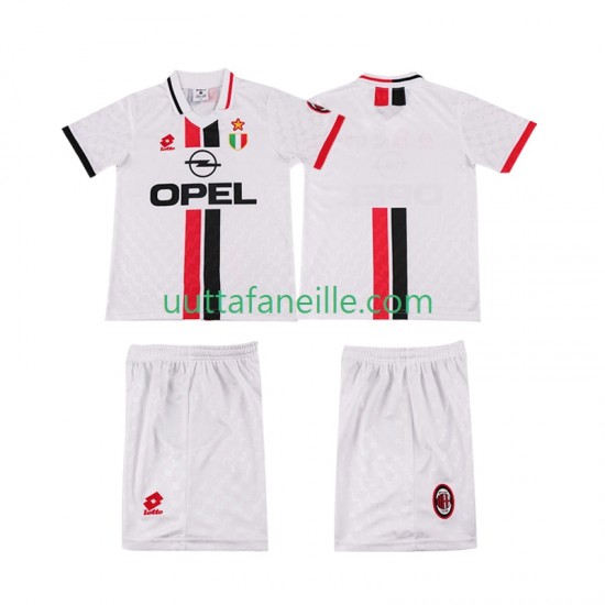 Jalkapallo Pelipaitoja AC Milan 1996 1997 Retro Lasten Vieraspeliasu Lyhythihainen