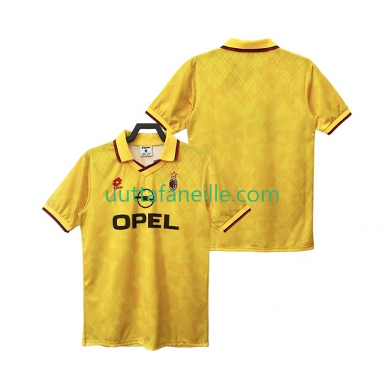 Jalkapallo Pelipaitoja AC Milan 1995 1996 Retro Mies Kolmas peliasu Lyhythihainen