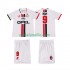 Jalkapallo Pelipaitoja AC Milan WEAH 8 1996 1997 Retro Lasten Vieraspeliasu Lyhythihainen
