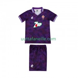 Jalkapallo Pelipaitoja ACF Fiorentina 1992 1993 Retro Lasten Kotipeliasu Lyhythihainen