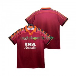 Jalkapallo Pelipaitoja AS Roma Retro Mies Kotipeliasu 1998 1999 Lyhythihainen