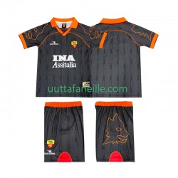 Jalkapallo Pelipaitoja AS Roma 2000 Retro Lasten Vieraspeliasu 1999 Lyhythihainen