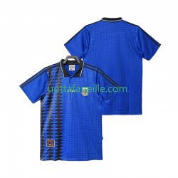 Jalkapallo Pelipaitoja Argentiina Retro Mies Vieraspeliasu 1994 Lyhythihainen