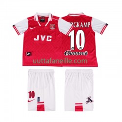 Jalkapallo Pelipaitoja Arsenal BERGKAMP 10 1996 1997 Retro Lasten Kotipeliasu Lyhythihainen