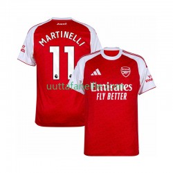 Jalkapallo Pelipaitoja Arsenal Martin Zubimendi 11 Mies Kotipeliasu 2025-2026 Lyhythihainen