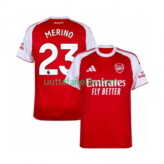 Jalkapallo Pelipaitoja Arsenal Merino 23 Mies Kotipeliasu 2025-2026 Lyhythihainen