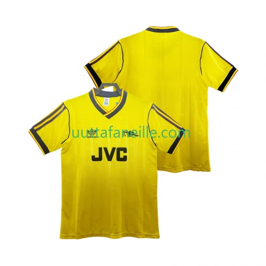 Jalkapallo Pelipaitoja Arsenal 1986 1988 Retro Mies Vieraspeliasu Lyhythihainen