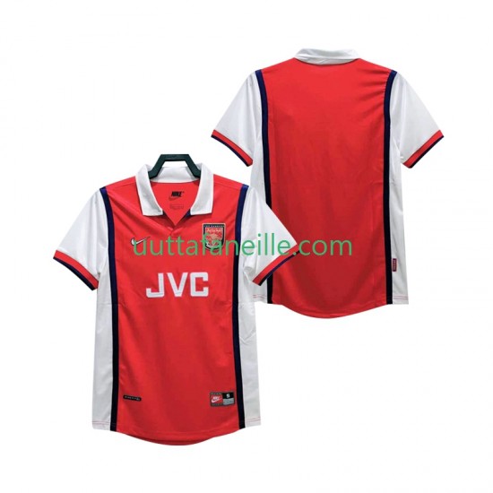 Jalkapallo Pelipaitoja Arsenal Retro Mies Kotipeliasu 1998 1999 Lyhythihainen