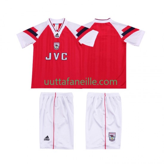 Jalkapallo Pelipaitoja Arsenal 1992 Retro Lasten Kotipeliasu 1994 Lyhythihainen