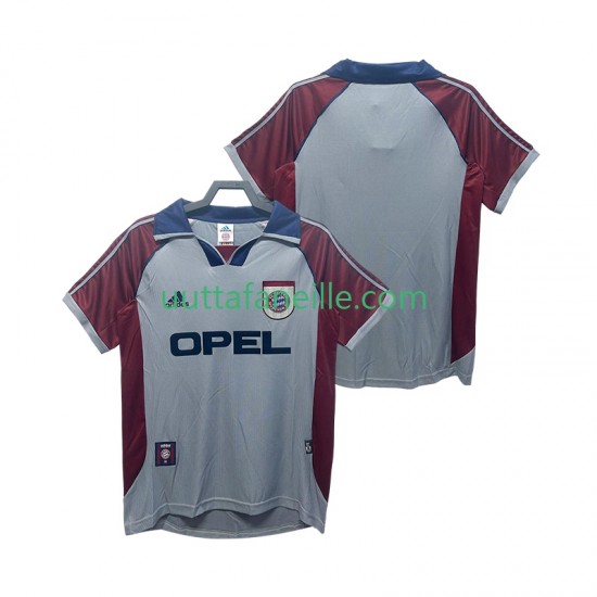 Jalkapallo Pelipaitoja FC Bayern München Retro Mies Kolmas peliasu 1998 1999 Lyhythihainen