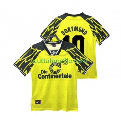 Jalkapallo Pelipaitoja Borussia Dortmund Moller 10 1995 Retro Mies Kotipeliasu 1994 Lyhythihainen