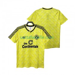 Jalkapallo Pelipaitoja Borussia Dortmund 1988 1989 Retro Mies Kotipeliasu Lyhythihainen