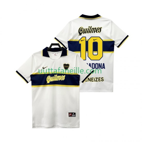 Jalkapallo Pelipaitoja CA Boca Juniors MARADONA 10 1997 Retro Mies Vieraspeliasu 1998 Lyhythihainen