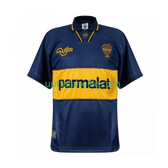 Jalkapallo Pelipaitoja CA Boca Juniors Retro Mies Kotipeliasu 1994 Lyhythihainen