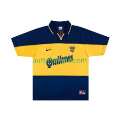 Jalkapallo Pelipaitoja CA Boca Juniors 2000 Retro Mies Kotipeliasu 1999 Lyhythihainen