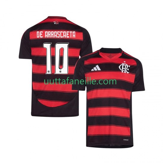 Jalkapallo Pelipaitoja CR Flamengo Giorgian de Arrascaeta 10 Mies Kotipeliasu 2025-2026 Lyhythihainen