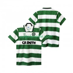Jalkapallo Pelipaitoja Celtic FC 1989 1990 Retro Mies Kolmas peliasu Lyhythihainen