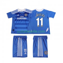 Jalkapallo Pelipaitoja Chelsea DROGBA 11 2012 Retro Lasten Kotipeliasu 2011 Lyhythihainen