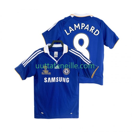 Jalkapallo Pelipaitoja Chelsea LAMPARD 8 2007 Retro Mies Kotipeliasu 2008 Lyhythihainen