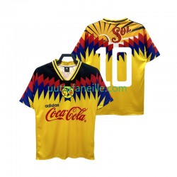 Jalkapallo Pelipaitoja Club América 10 1995 Retro Mies Kotipeliasu Lyhythihainen